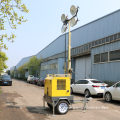 Outdoor 7m mobile vertical telescopic structure light tower